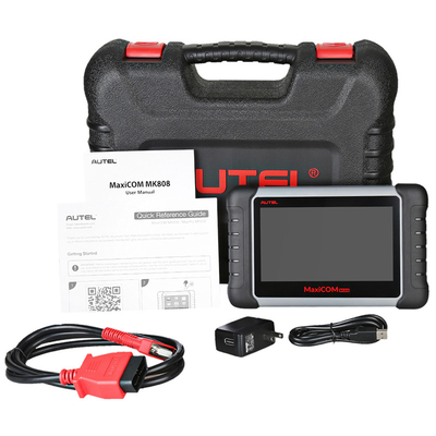 Ferramenta da varredura de diagnóstico do carro de Autel MaxiCOM MK808 OBD2 com todas as funções do sistema e de serviço