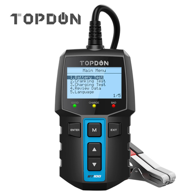 Teste portátil da bateria do verificador da bateria de TOPDON 12V máquina diagnóstica do auto